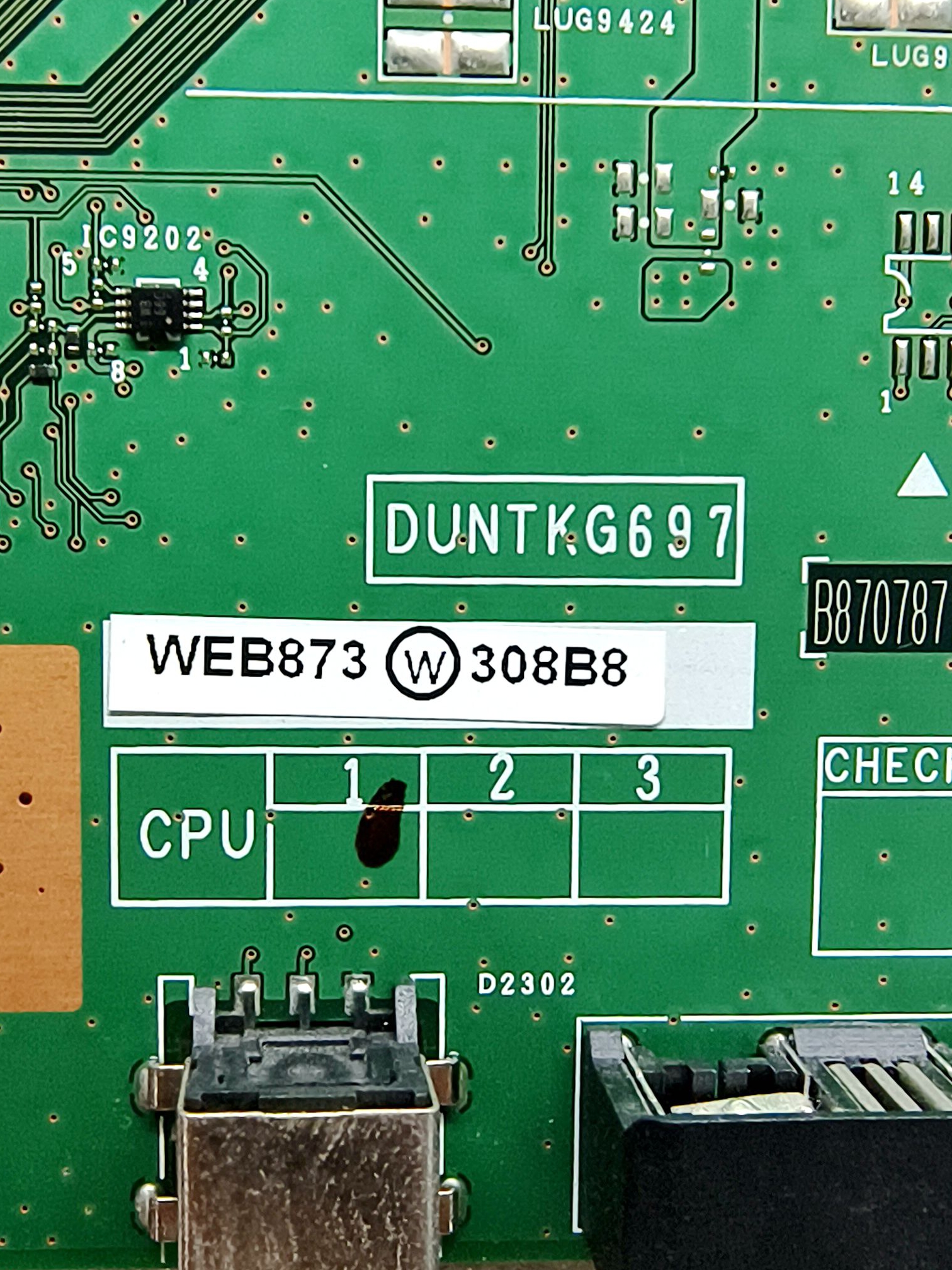 原装夏普LCD-60TX/MY7008A/70SU665A/660A主板QPWBXG697WJZZ/WJN1 - 图2