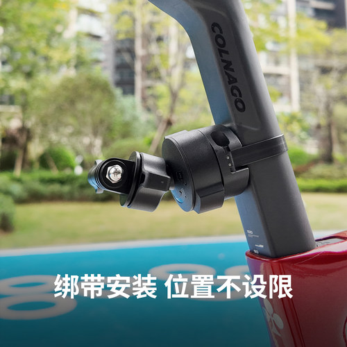 适用大疆Action 6/5/4 Pro公路自行车运动相机支架扁把立骑行配件 - 图2