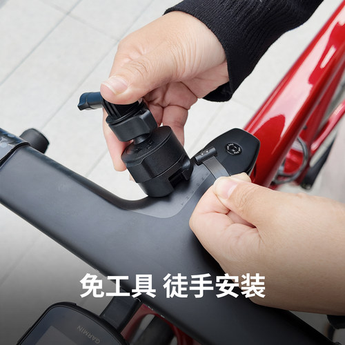 适用大疆Action 6/5/4 Pro公路自行车运动相机支架扁把立骑行配件 - 图3