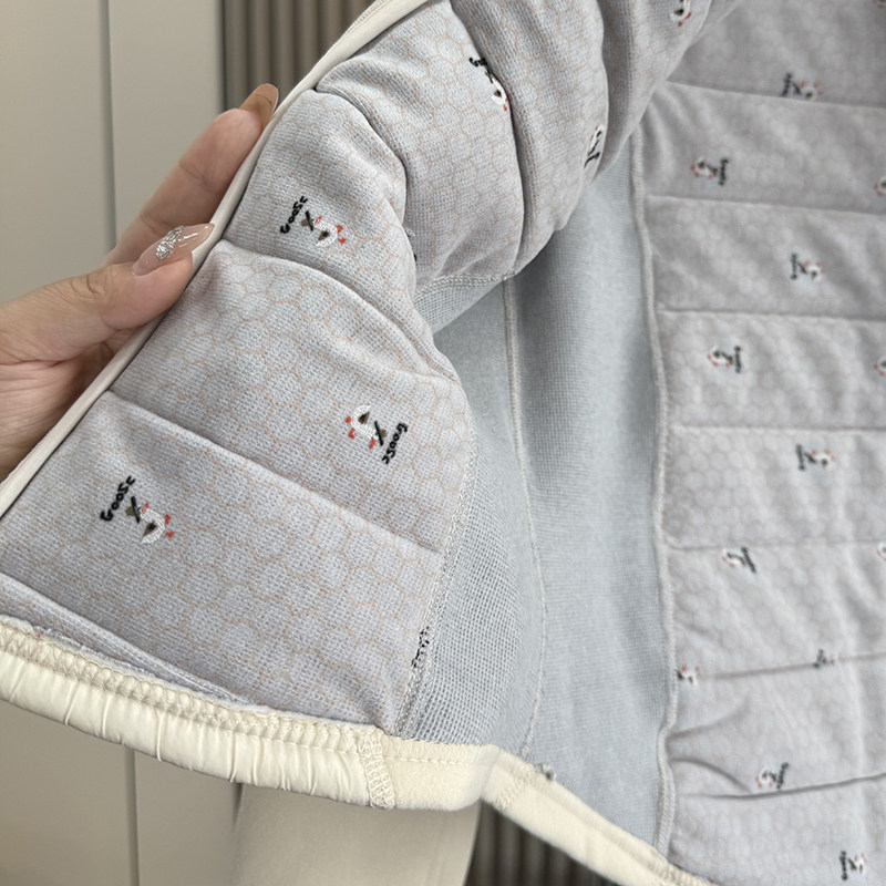 LU同款！羊毛石墨烯小蛮腰内胆立领拼接夹棉保暖修身棉服外套女冬,淘宝优惠券,粉丝福利购,淘宝优惠卷