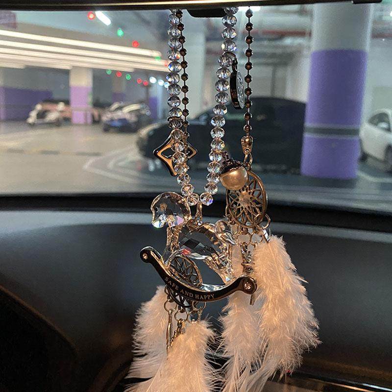 原创梦幻车载水晶小马挂件创意女神网红时尚车内装饰吊坠,淘宝优惠券,粉丝福利购,淘宝优惠卷
