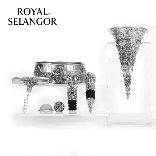 皇家雪兰莪ROYAL SELANGOR酒神巴克利红酒开瓶器酒塞瓶塞酒具配件-图2