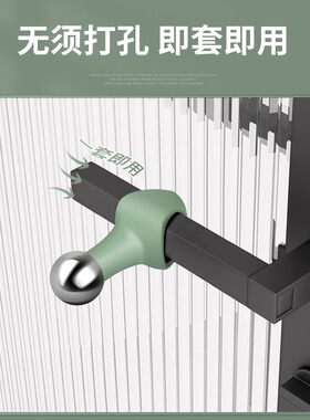 免打孔入户大门门吸磁吸窗户把手防撞吸盘窗吸门把手防门挡器玻璃