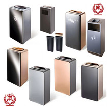 South Trash Cans Stainless Steel New Vertical Ash Casks Commercial Ashtrays Hotel Lobby Elevator Entrance