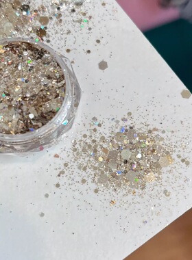 爆闪星星圆形波点美甲亮片