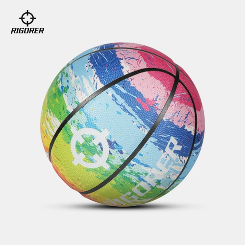Устойчивая радужная баскетбольная баскетбол с ограниченным тиражом с ограниченным тиражом, борьба с слабыми и устойчивыми к соревнованиям для студенческих соревнований по студенческим соревнованиям