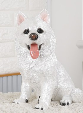 雕塑树脂拉布拉多电视柜仿真动物