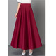 Spring and summer high-waist slimming plus size mid-length skirt