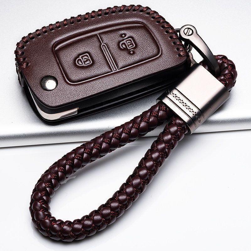 2023尼桑逍客真皮钥匙套2022款东风日产逍客遥控包15-21款男女扣 - 图1