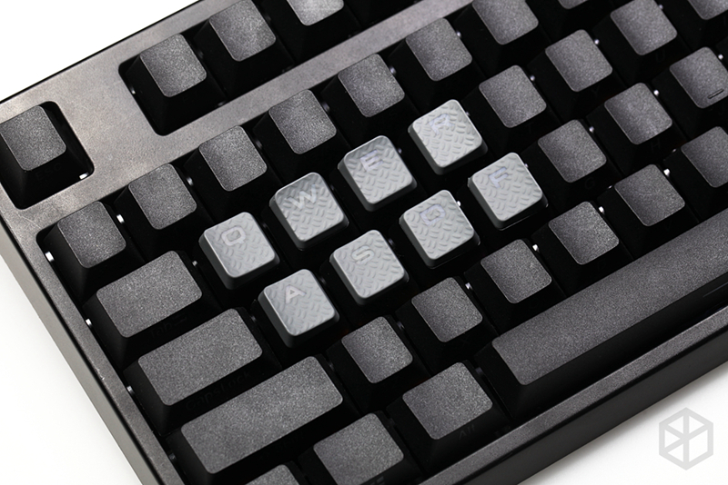 机械键盘灰色十键游戏透光键帽wasd asdf亲肤手感符合人体工学 - 图1