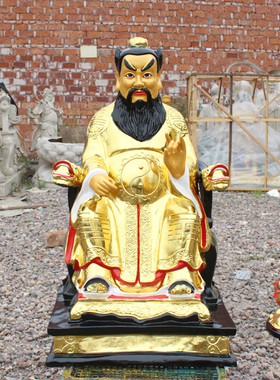 厂家直销树脂张天师祝福摆件