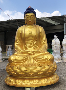 厂家直销玻璃钢释迦牟尼佛摆件