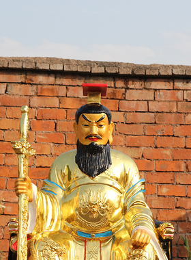 厂家直销树脂轩辕皇帝寺庙摆件