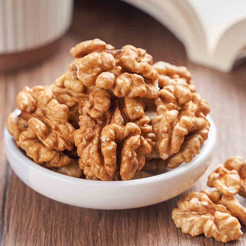 鲜记阿克苏生核桃仁新疆原产原味核桃果仁肉坚果休闲健康零食400g