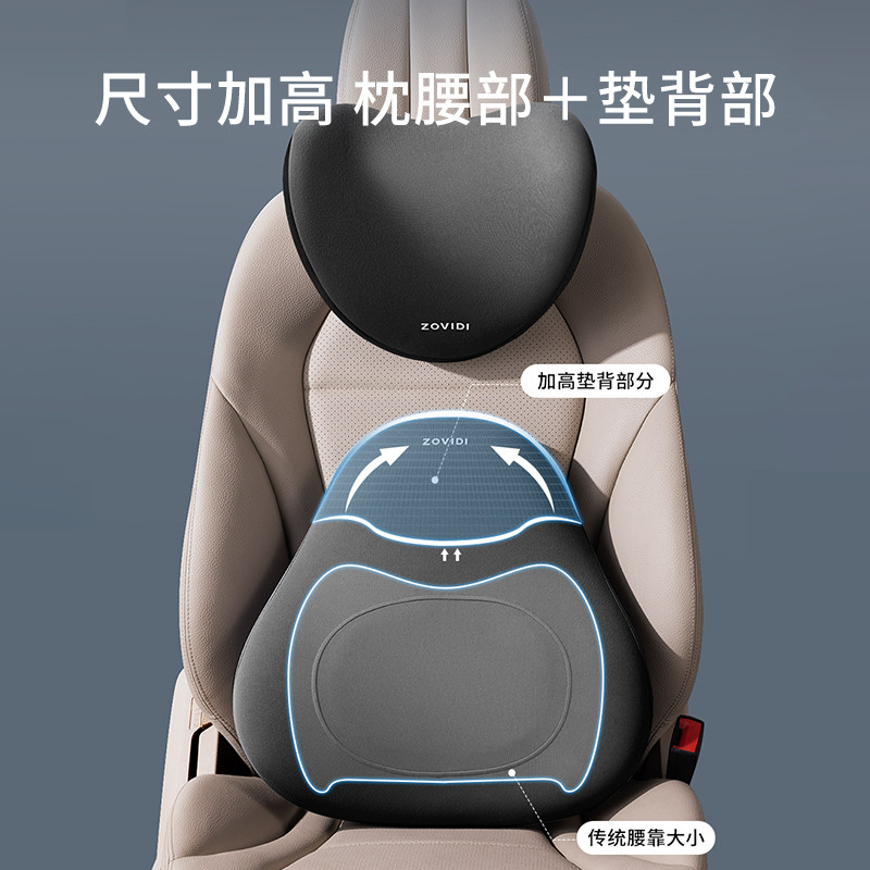 汽车腰靠背车用腰托主驾驶车靠垫 尼拉车品腰靠