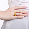 Saturday blessing gold ring women's foot gold living ring