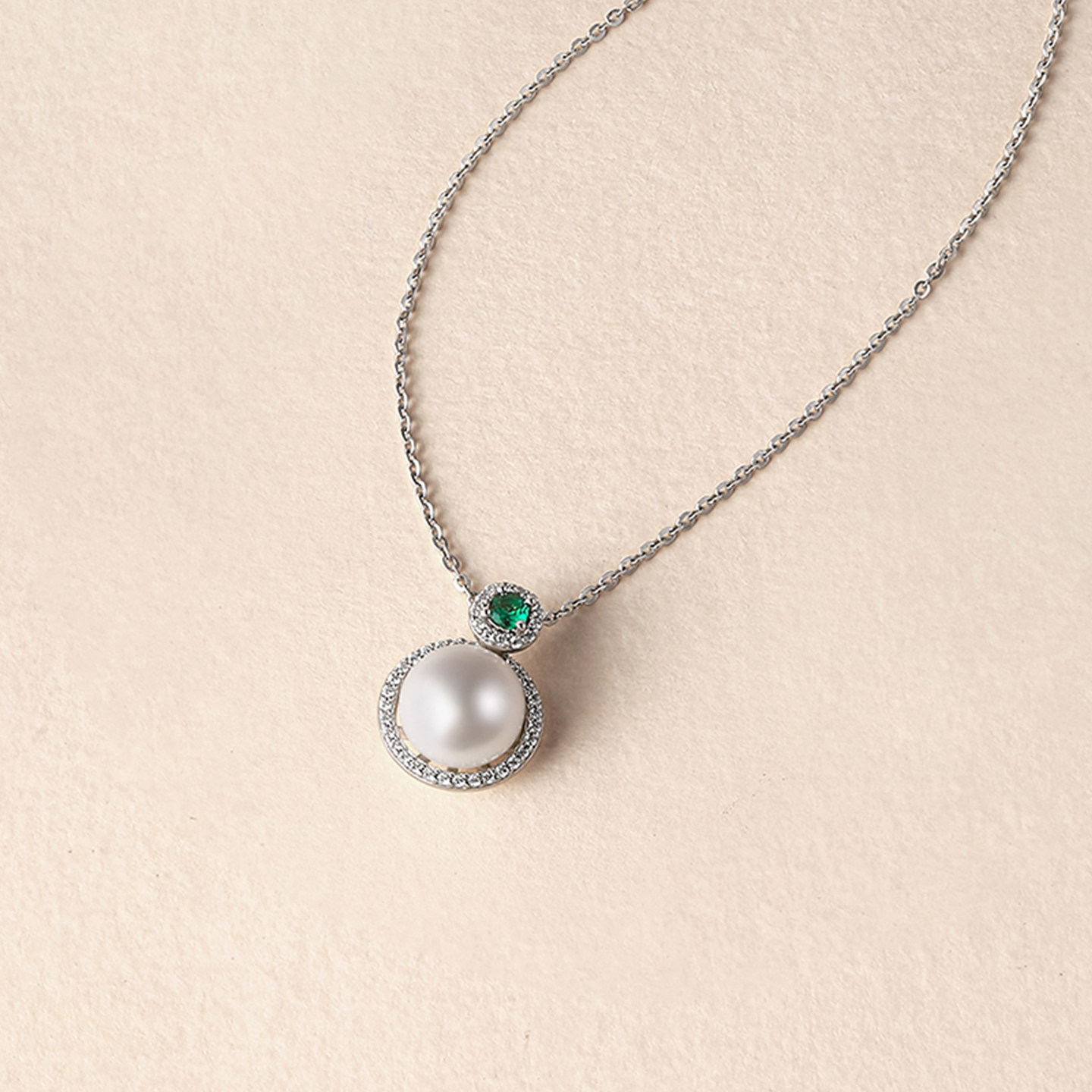 周六福淡水珍珠项链女S925银链坠优雅轻奢小众送女友新年礼物,淘宝优惠券,粉丝福利购,淘宝优惠卷