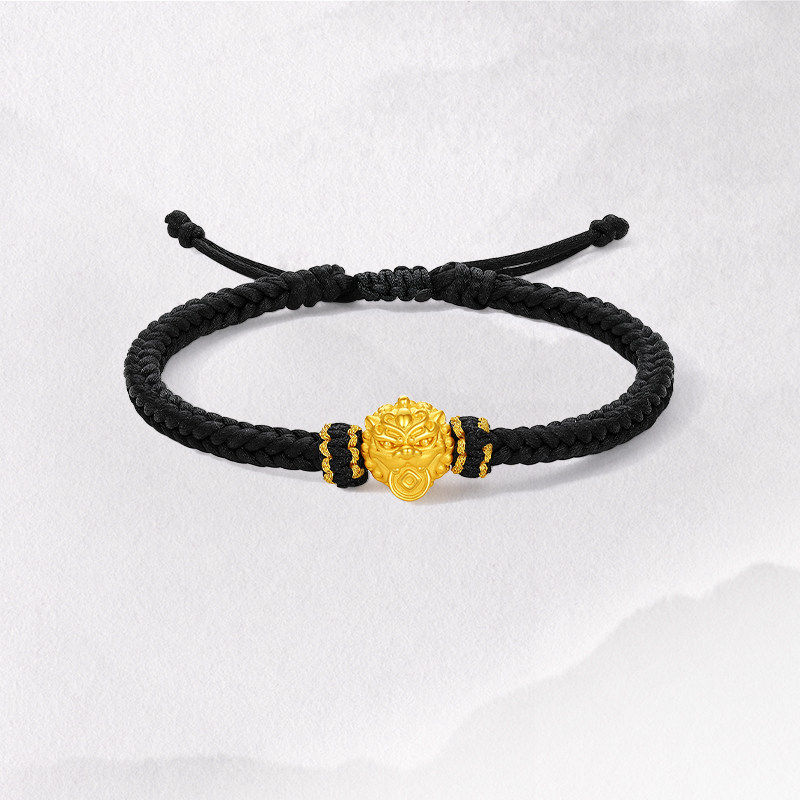 周六福5d硬金定价黄金手绳男福禄手串父亲节仪式感父亲节新年礼物,淘宝优惠券,粉丝福利购,淘宝优惠卷