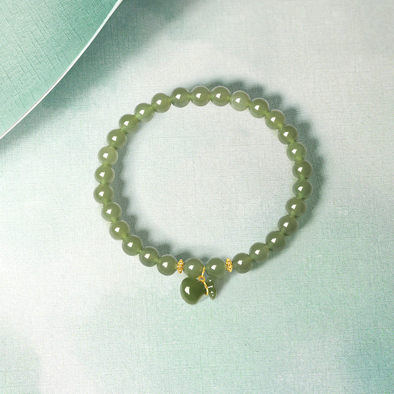 周六福金镶玉首饰和田玉福袋珠子串珠新中式玉石手串新年礼物,淘宝优惠券,粉丝福利购,淘宝优惠卷