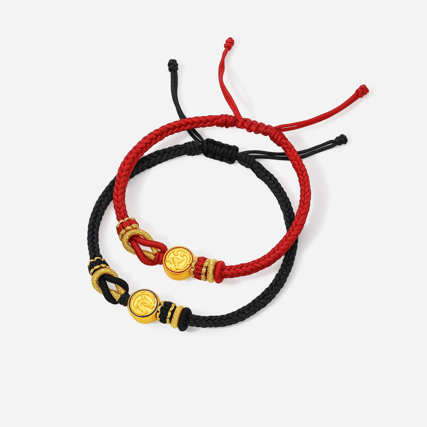 周六福黄金5d硬金手绳情侣款龙凤呈祥手链定价龙凤纹手绳新年礼物,淘宝优惠券,粉丝福利购,淘宝优惠卷