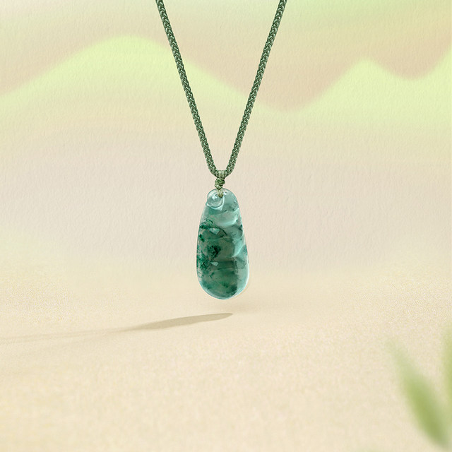 Saturday blessing African green four seasons safe bean pendant pendant