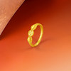 Saturday Blessing 5G Pure Gold Ring Gold Priced Wealth Blessing Gold Wealth Snake Blessing Ring Zodiac Snake Series Holiday Gift