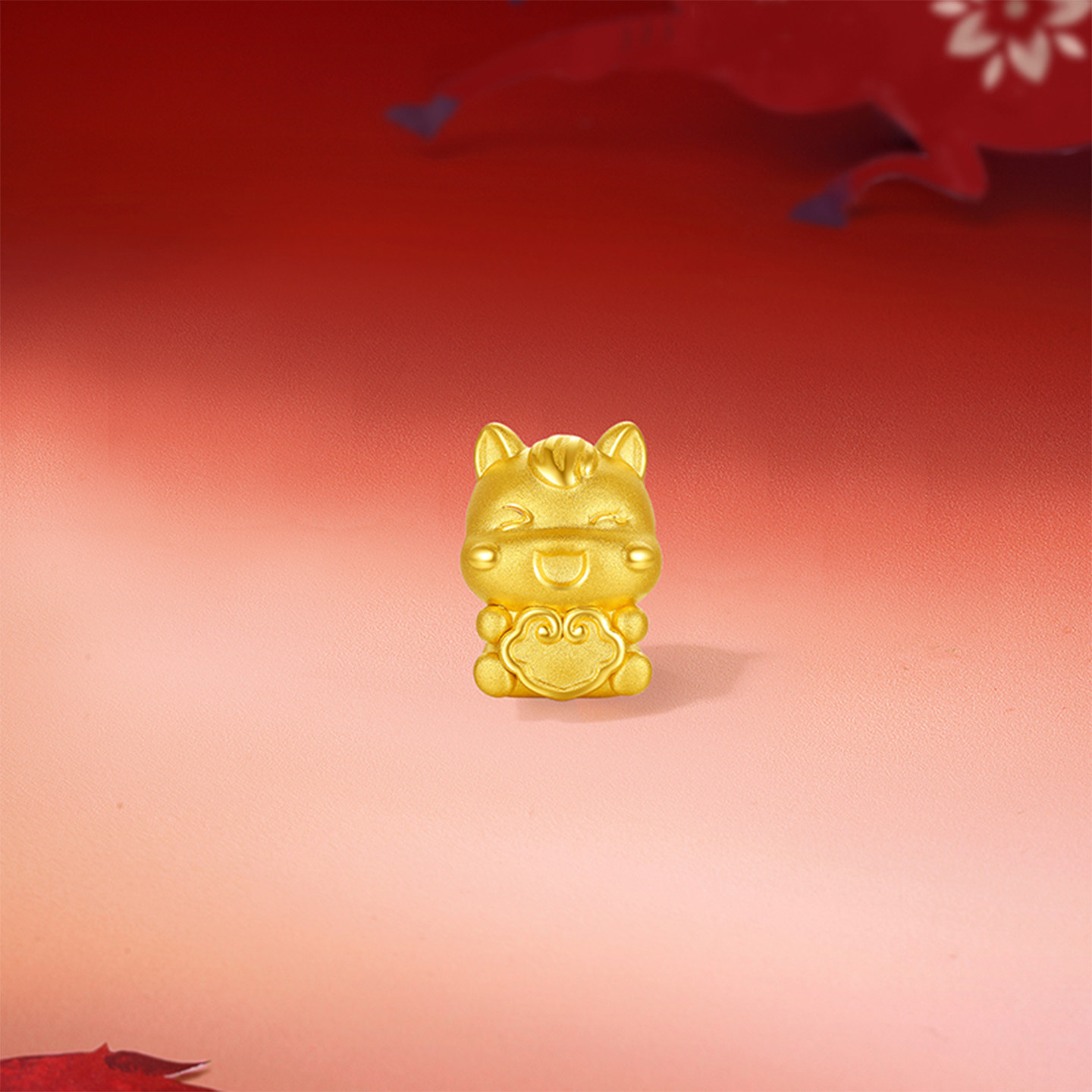 周六福黄金5d硬金生肖马转运珠女款定价呈祥马宝黄金手绳新年礼物,淘宝优惠券,粉丝福利购,淘宝优惠卷