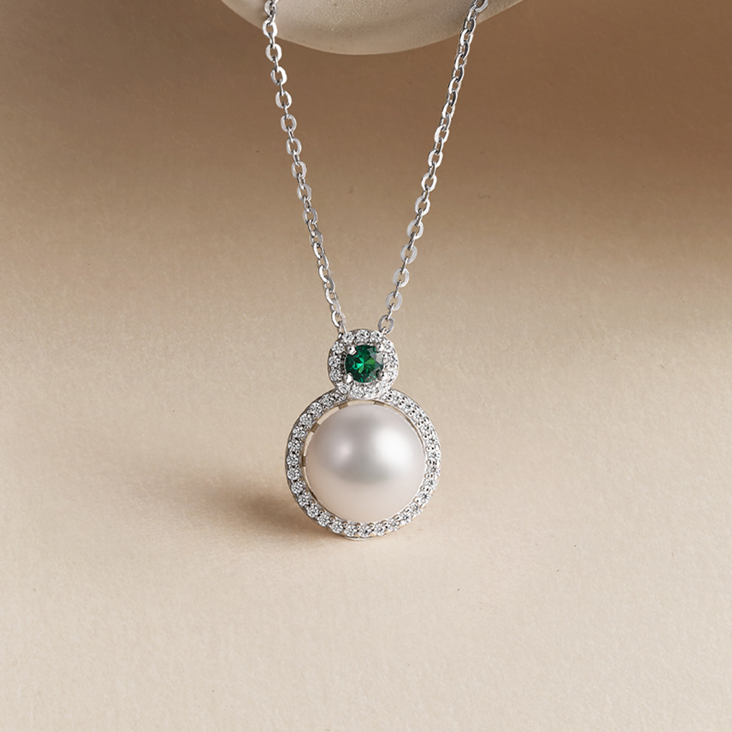 周六福淡水珍珠项链女S925银链坠优雅轻奢小众送女友新年礼物,淘宝优惠券,粉丝福利购,淘宝优惠卷