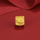 Saturday blessing gold transfer beads 3d hard gold bracelet pricing pure gold three-in-one zodiac snake year dragon year animal year official