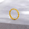 Saturday blessing 5G gold ring women's price pure gold 2nd generation Promise gold series ring bracelet holiday gift