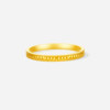 Saturday Fortune Gold 5G Priced Pure Gold Ring Explosive Beads Ring Women's Ring Holiday Gift