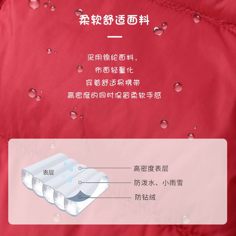 2020秋冬新款中小儿童轻薄潮羽绒服 哥恋羽绒服