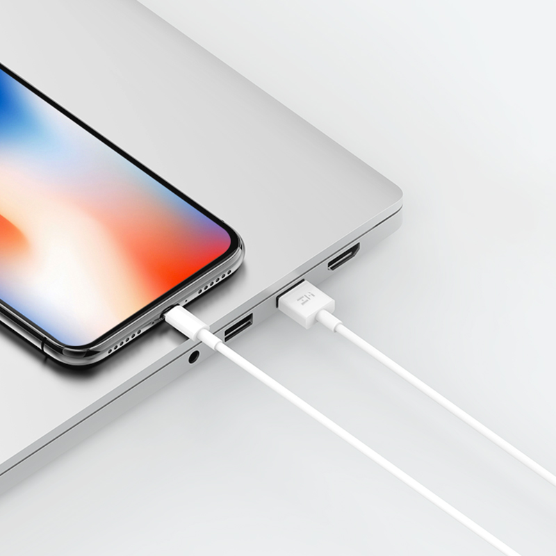 小米苹果数据线ZMI USB Cable适用于苹果手机iPhone - 图1