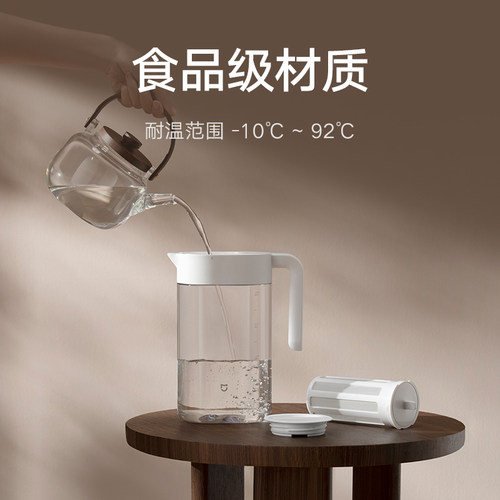 小米冷水壶家用大容量冷萃壶冰箱凉水壶夏天冷泡茶壶咖啡壶米家 - 图2