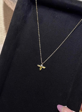 简约可爱金色小蜜蜂吊坠项链