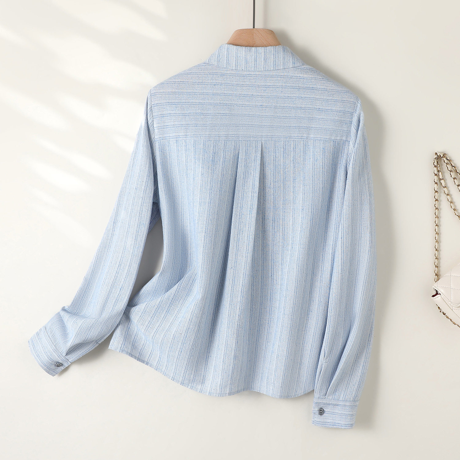 YBAI/亦白 25秋季新款时尚百搭领口花边条纹拼接假两件卫衣上衣女,淘宝优惠券,粉丝福利购,淘宝优惠卷