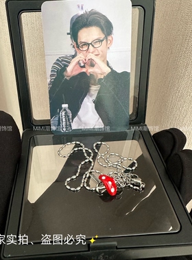 【1:1还原】赵雨凡James同款红色小蘑菇项链小众甜酷男女锁骨链