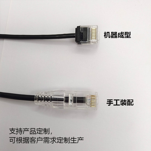 cat6A超六类超细网线短体水晶头千兆纯铜家用电脑路由器宽带网线 - 图2