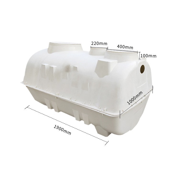 现货SMC三格式隔油池污水处理设备家用小型粪池玻璃钢模压化粪池 - 图1