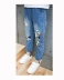 Quần áo trẻ em nữ mùa xuân và mùa thu Hàn Quốc 2019 quần trẻ em mới quần jeans trẻ em lớn quần thun trẻ em nữ - Quần jean quần jean nữ sinh Quần jean