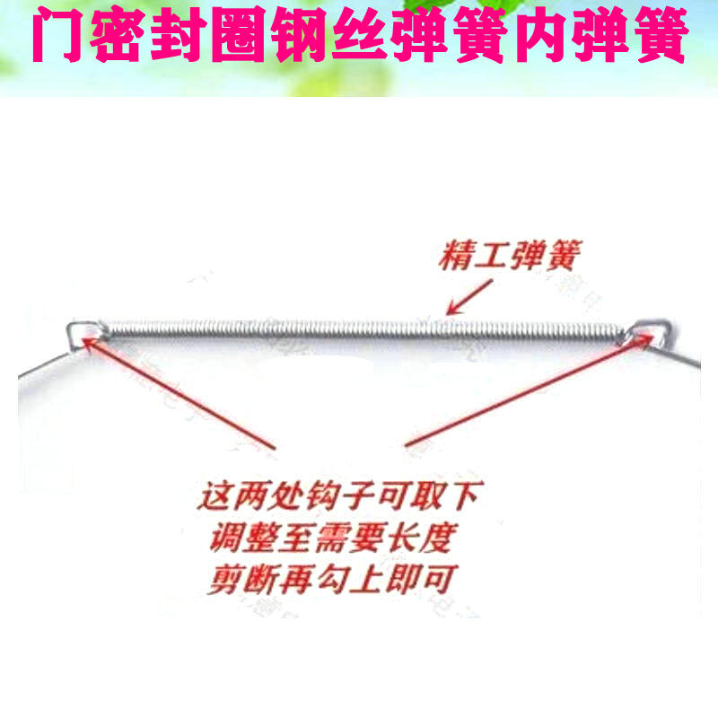 适用于三洋滚筒洗衣机密封圈 门封弹簧钢丝圈DG-F6026BS/F9918W - 图1