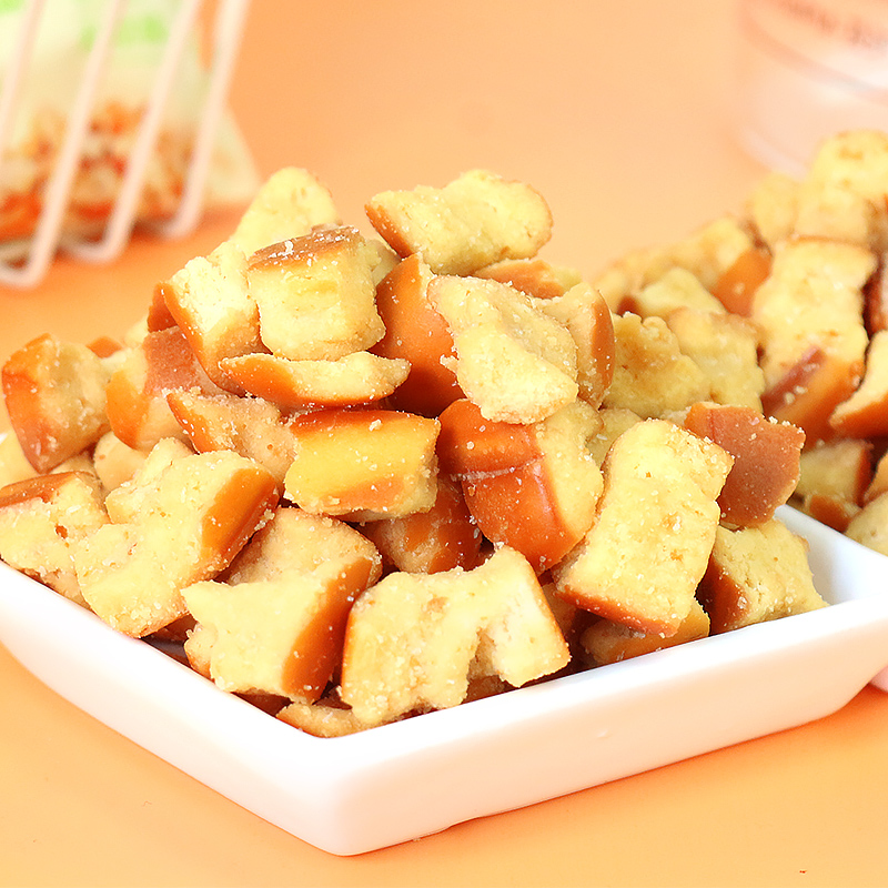 小饿小满足碱水面包干面包丁海盐味办公室解馋小零食休闲食品小吃 - 图2
