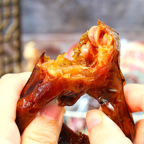 旺家福老卤鸭爪鸭掌香辣卤香味办公室追剧解馋小零食休闲小吃食品 - 图1