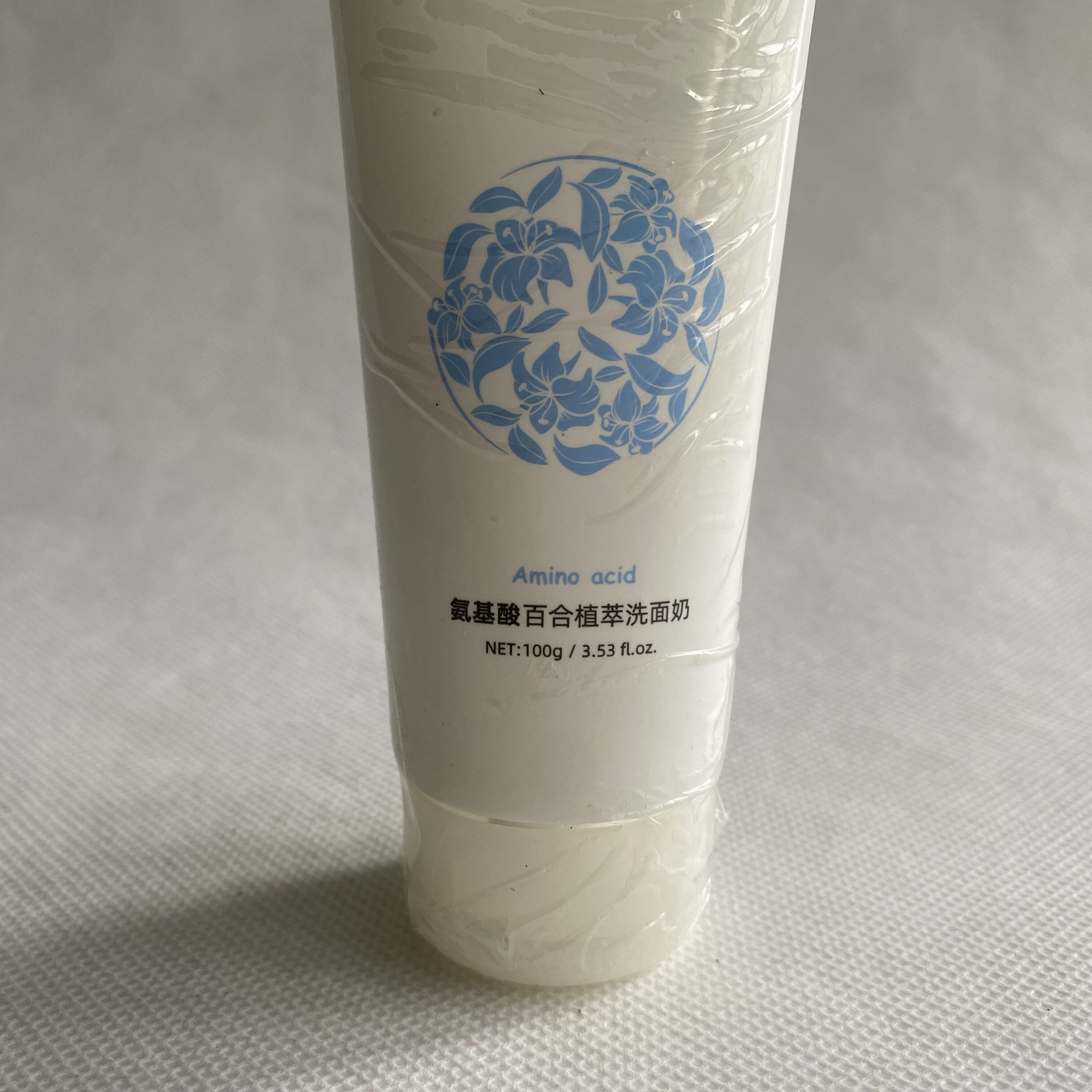 Zeusee子晞氨基酸百合植萃洗面奶100g温和不刺激清洁洁面乳 - 图1