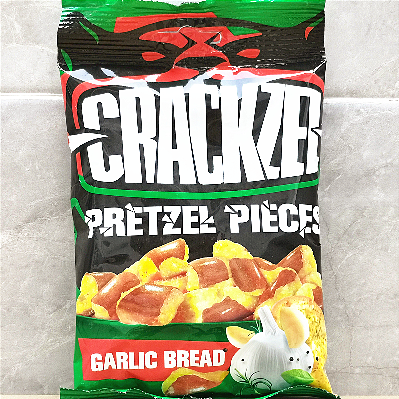 Crackzel Pretzel Pieces进口魁克美式墨西哥辣椒芝士蒜香脆饼干 - 图1