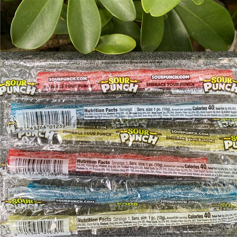 Sour Punch Bites Fruit 美国酸趣水果味超酸软糖咀嚼糖 - 图1