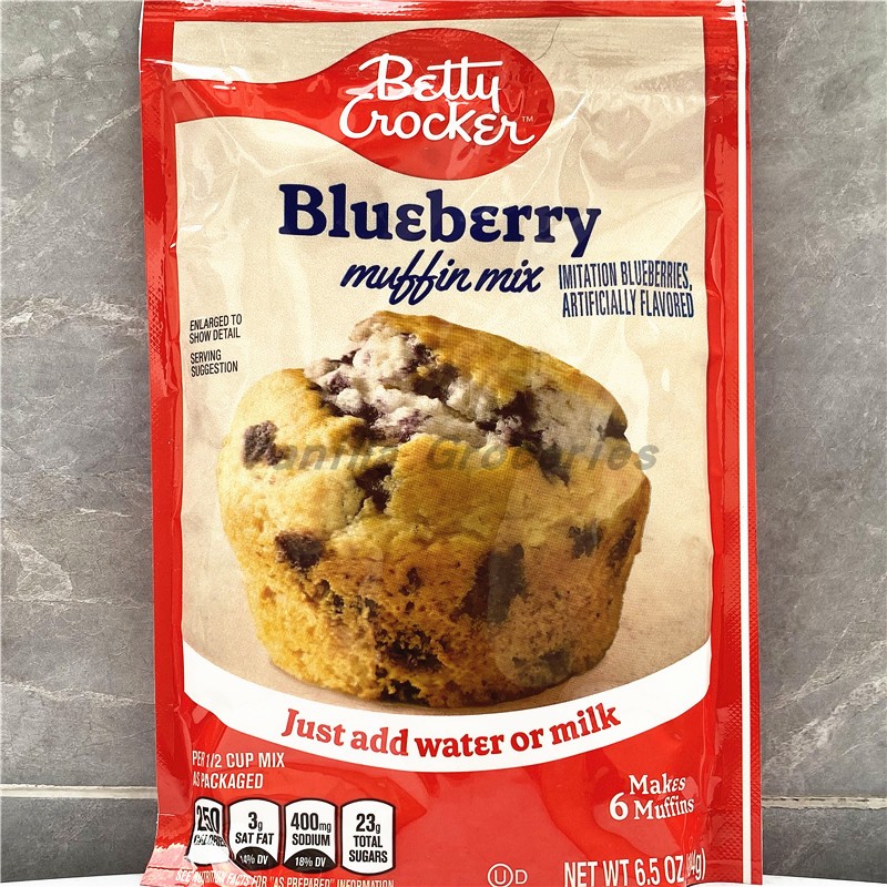 Betty Crocker Muffin Mix美国贝蒂蓝莓巧克力马芬松饼甜品蛋糕粉 - 图1