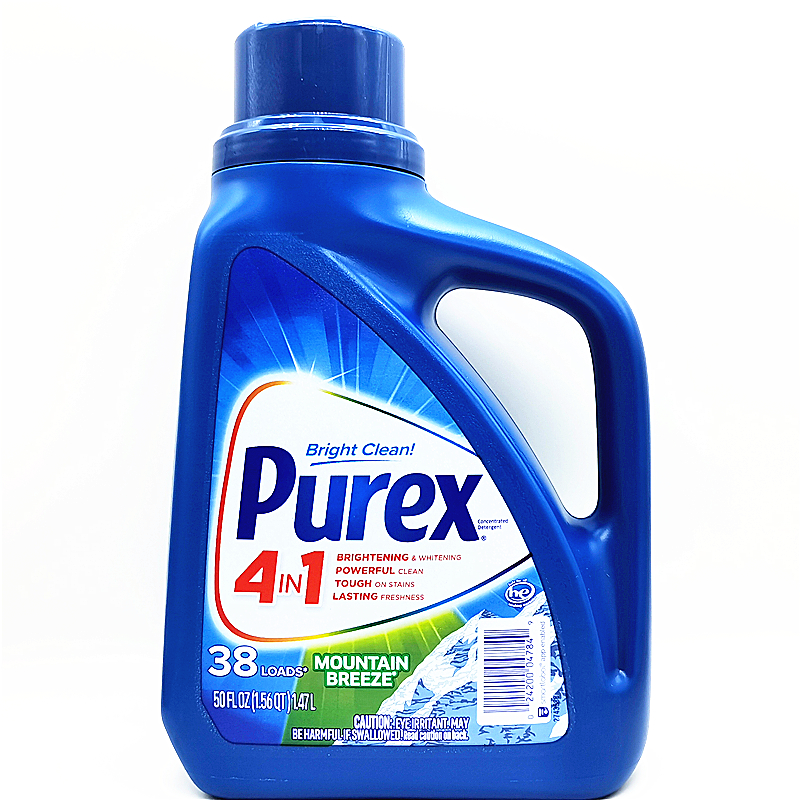 Purex Detergent美国原装进口普雷克斯雨后 山风 儿童 无香洗衣液 - 图0