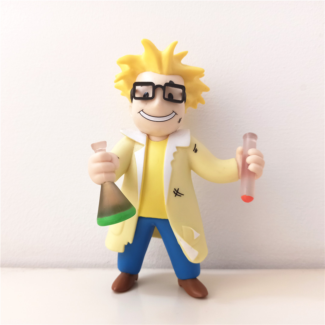 正版Fallout辐射4公仔VaultBoy辐射小子周边手办人偶模型车载摆件 - 图0