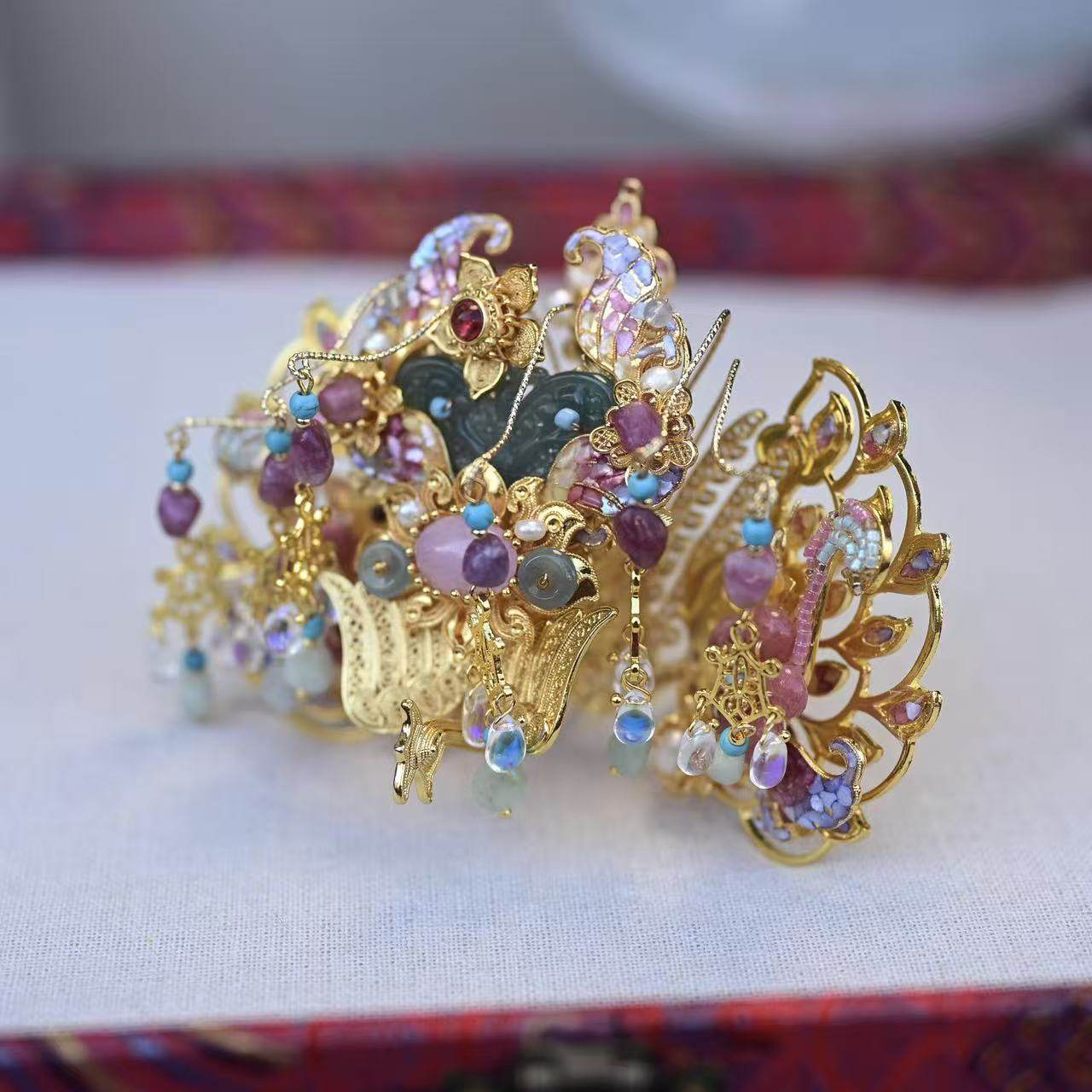 稷氏小筑 芊盈  古风发饰汉服古装配饰头饰,淘宝优惠券,粉丝福利购,淘宝优惠卷